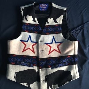 Pendleton Buffalo Vest Medium